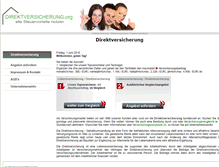 Tablet Screenshot of direktversicherung.org
